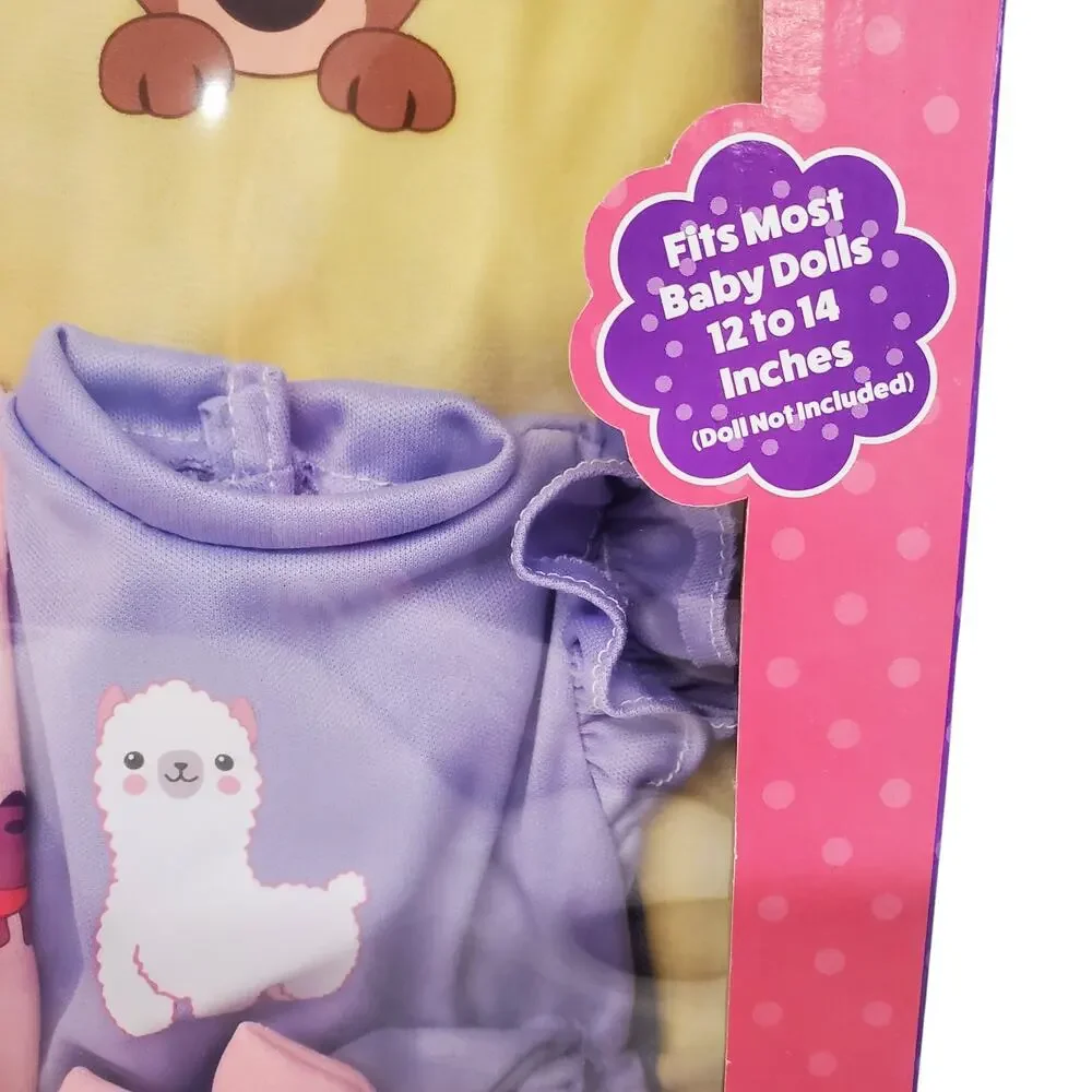 Play Zone Baby Doll Clothes 11 Piece Outfit Set NEW